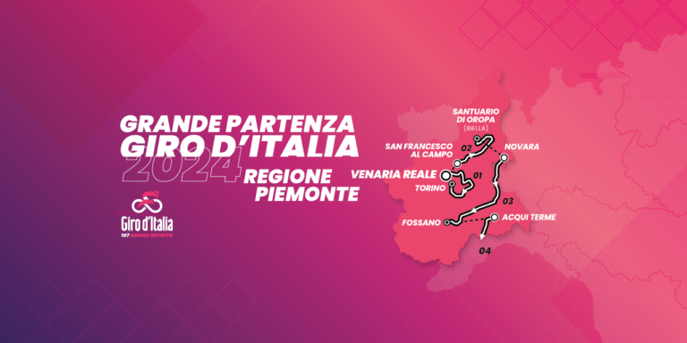 Il Piemonte si colora di rosa per il Giro d’Italia 2024