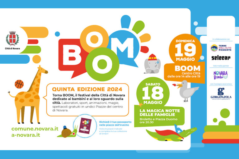 Quest’anno “Boom! Il festival dei Bambini” raddoppia: sabato 18 e domenica 19 maggio