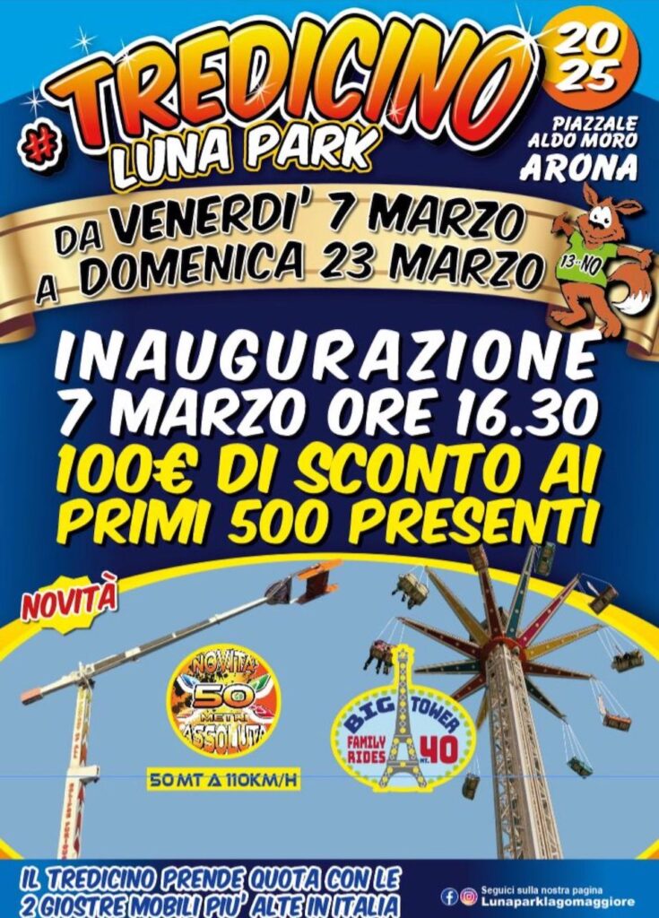 tredicino arona 2025