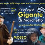 Presepe gigante di Marchetto 2025 a Mosso