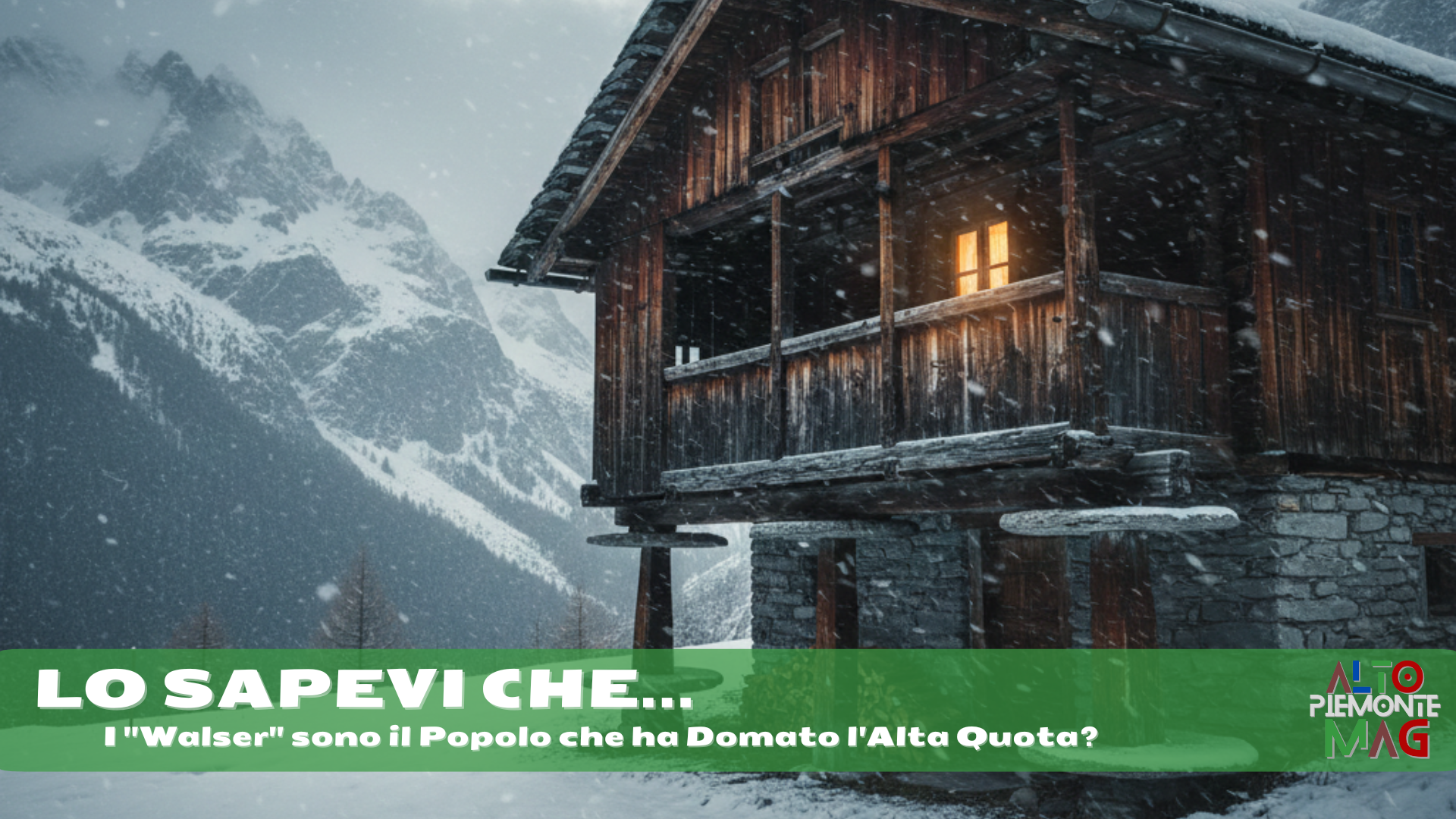 I Walser sono il Popolo che ha Domato l'Alta Quota?