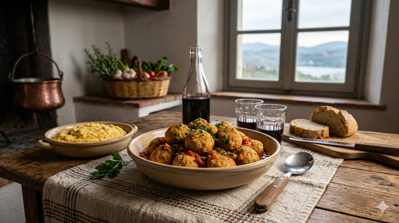 Polpette di luccio alla novarese