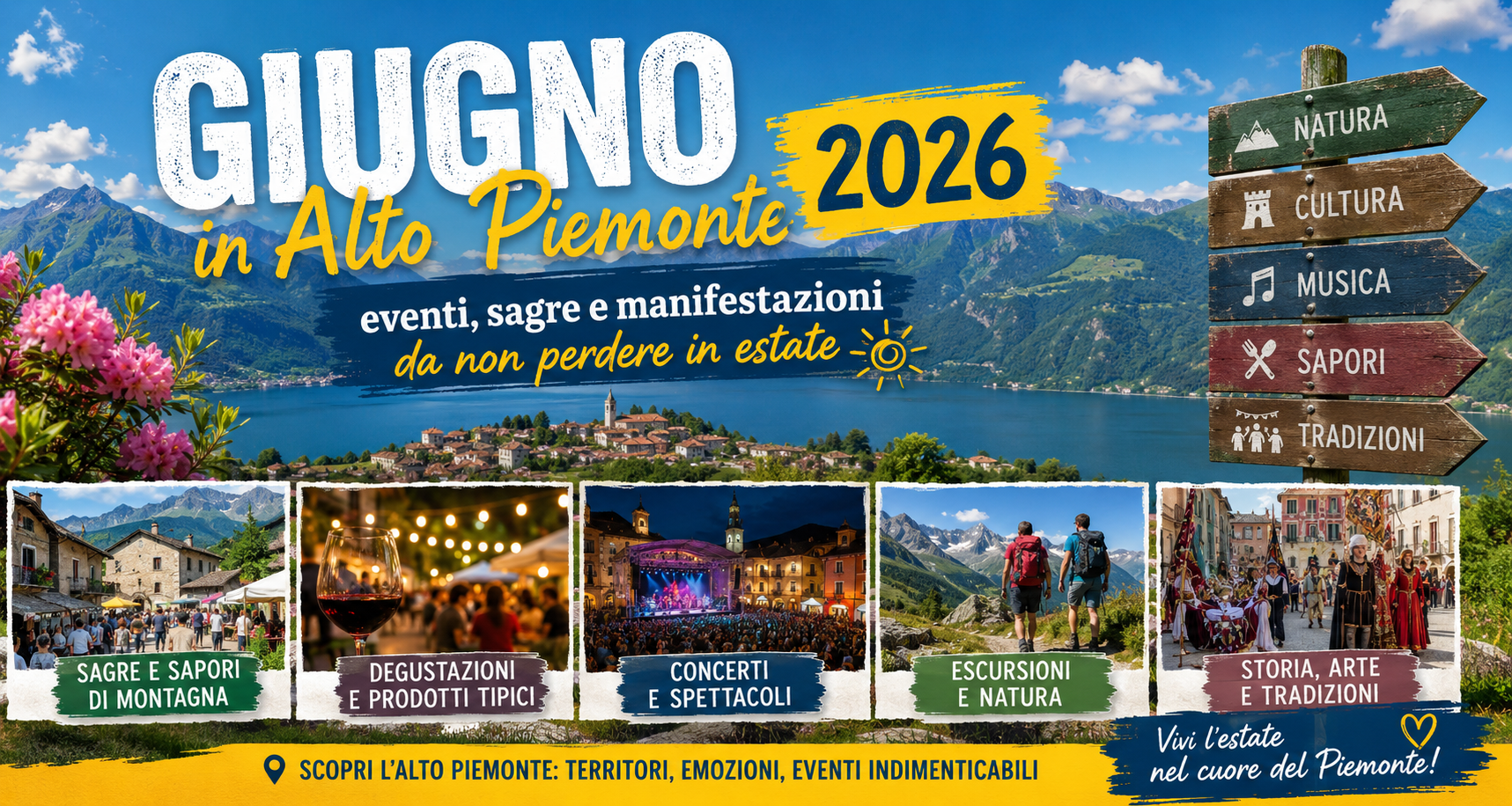 Giugno in Alto Piemonte 2026