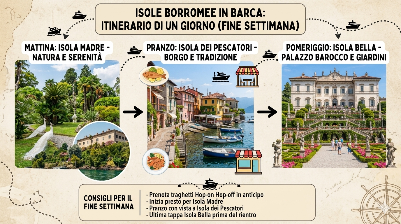 Isole Borromee in barca