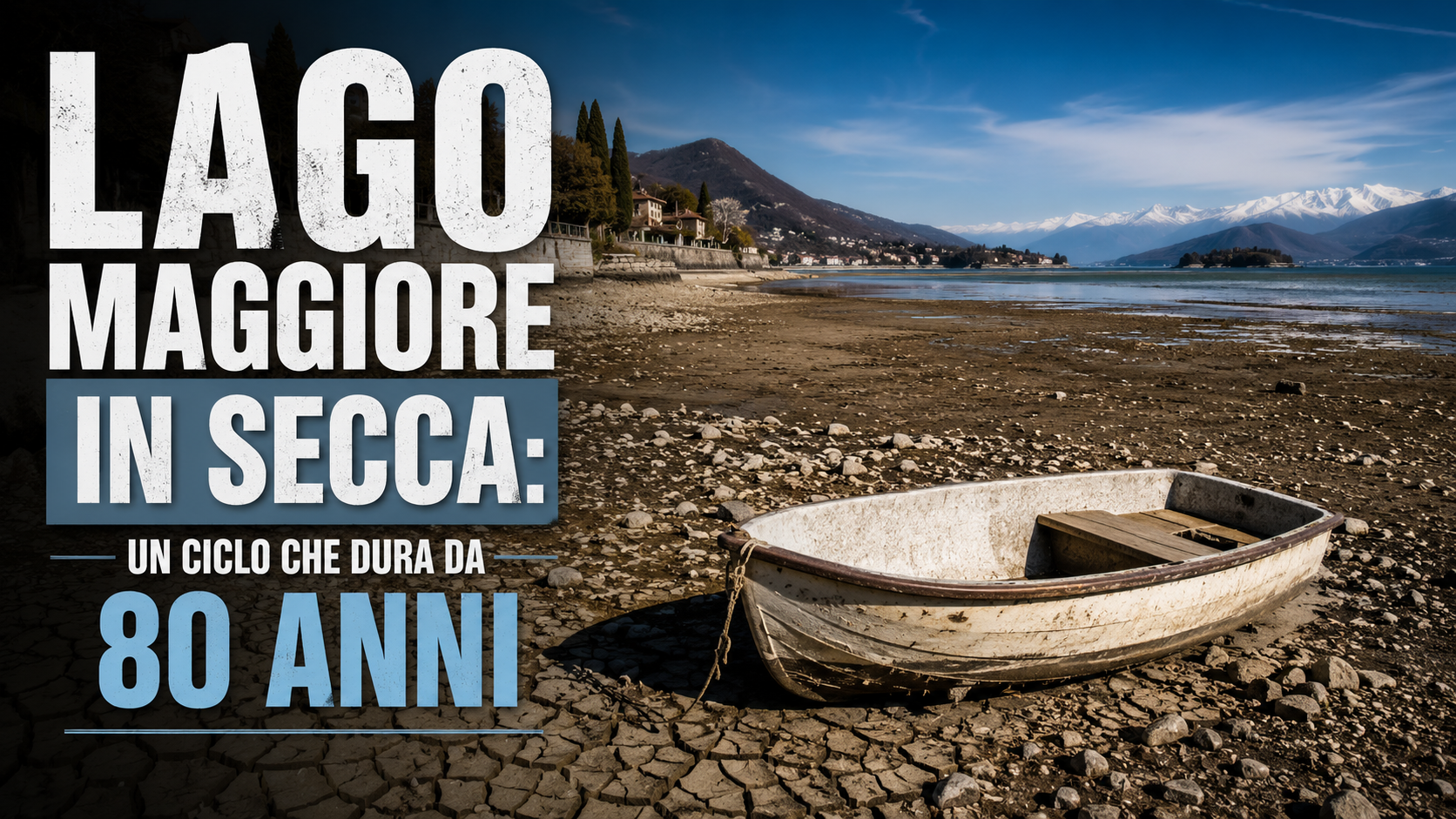 Lago Maggiore in secca
