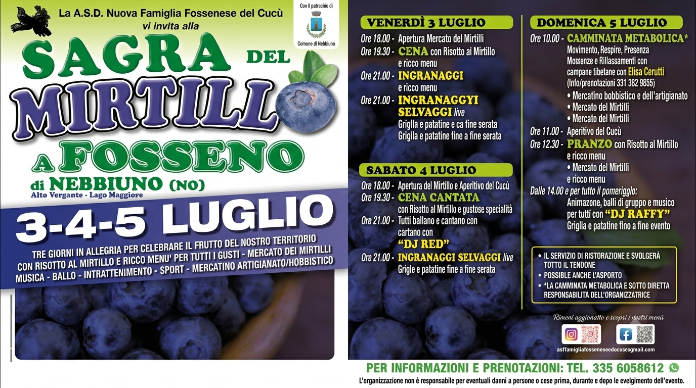 sagra del mirtillo